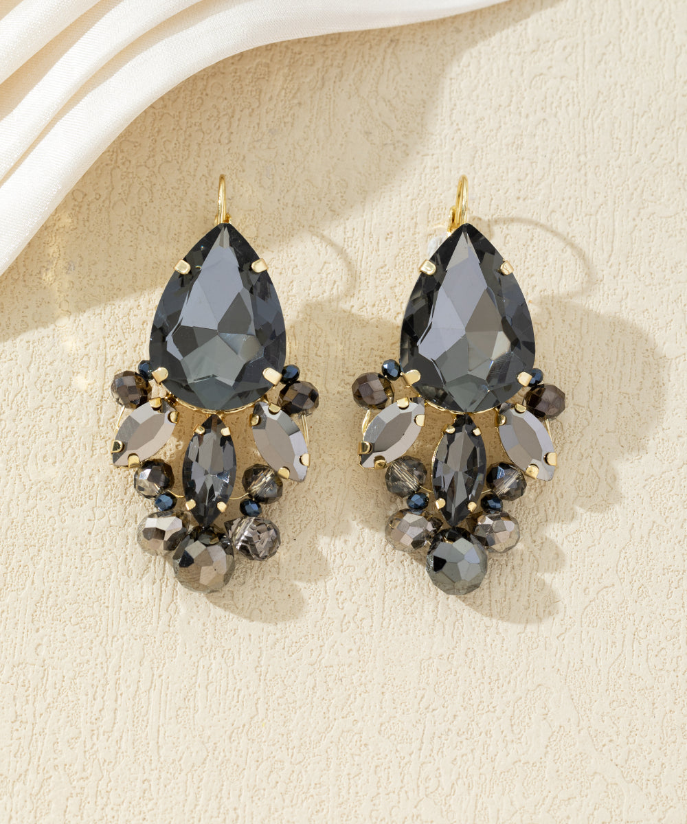Boucles d’oreilles pendantes dormeuse goute – 27AHBOL024