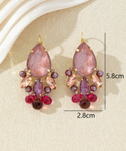 Boucles d’oreilles pendantes dormeuse goute – 27AHBOL024