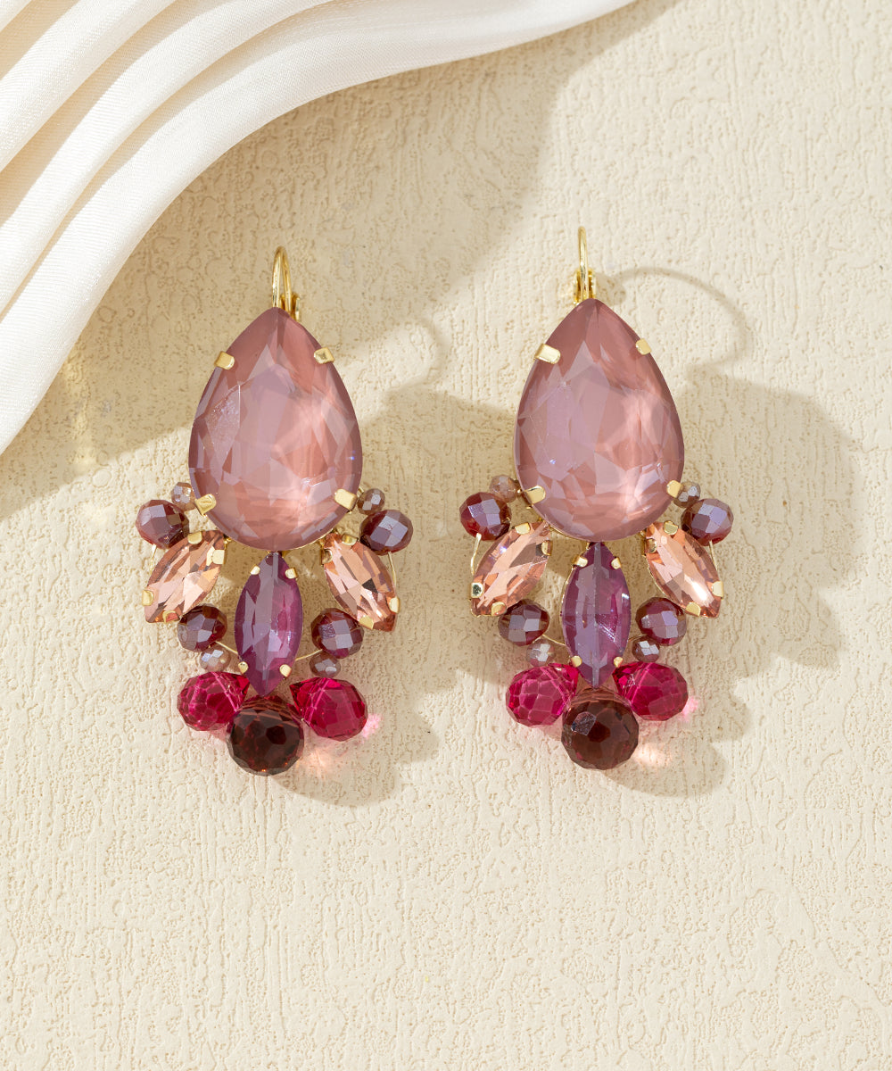 Boucles d’oreilles pendantes dormeuse goute – 27AHBOL024