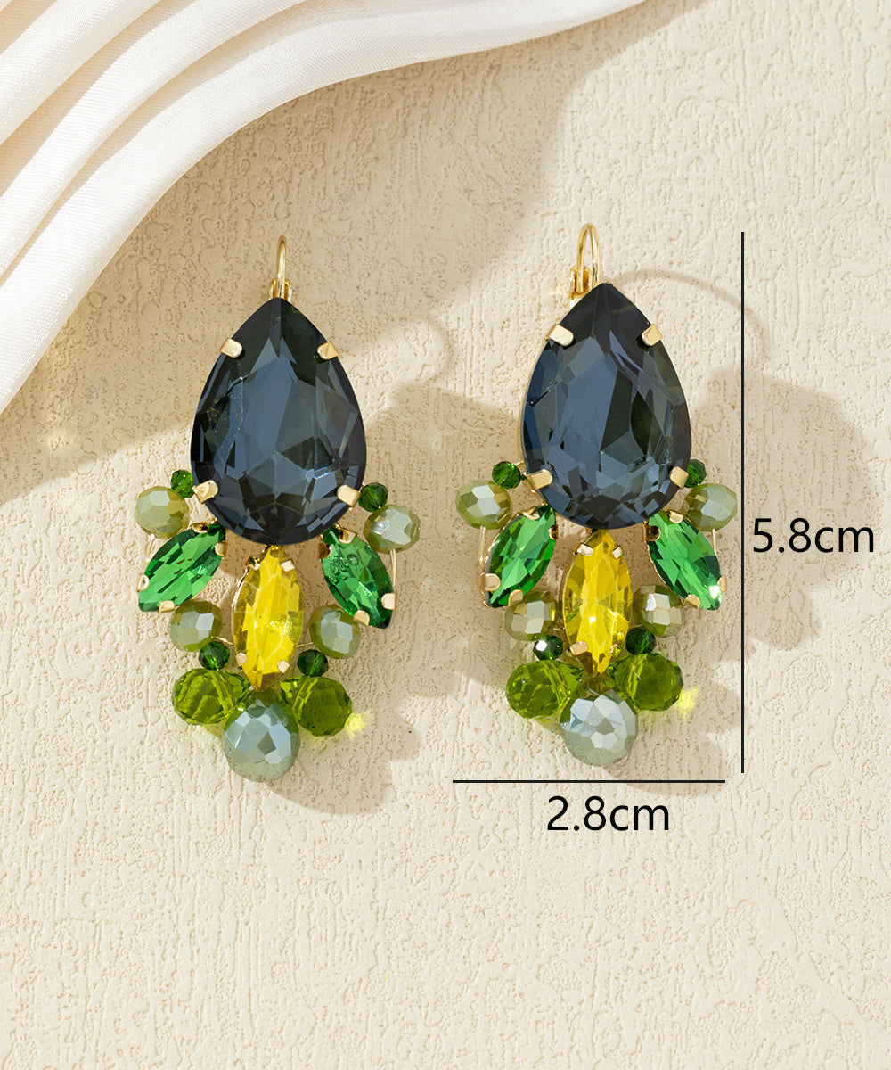 Boucles d’oreilles pendantes dormeuse goute – 27AHBOL024