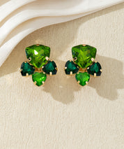 Boucles d’oreilles clips ornées de strass – 27AHBOL034