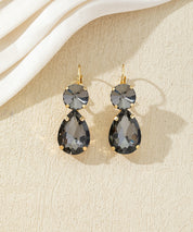 Boucles d’oreilles pendantes pierres facettées – 27AHBOL045