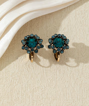 Boucles d’oreilles clips ornées de strass – 27AHBOL047C
