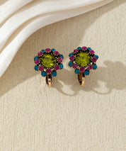 Boucles d’oreilles clips ornées de strass – 27AHBOL047C