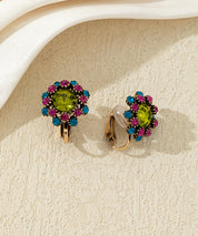 Boucles d’oreilles clips ornées de strass – 27AHBOL047C