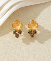 Boucles d’oreilles clips ornées de strass – 27AHBOL049C