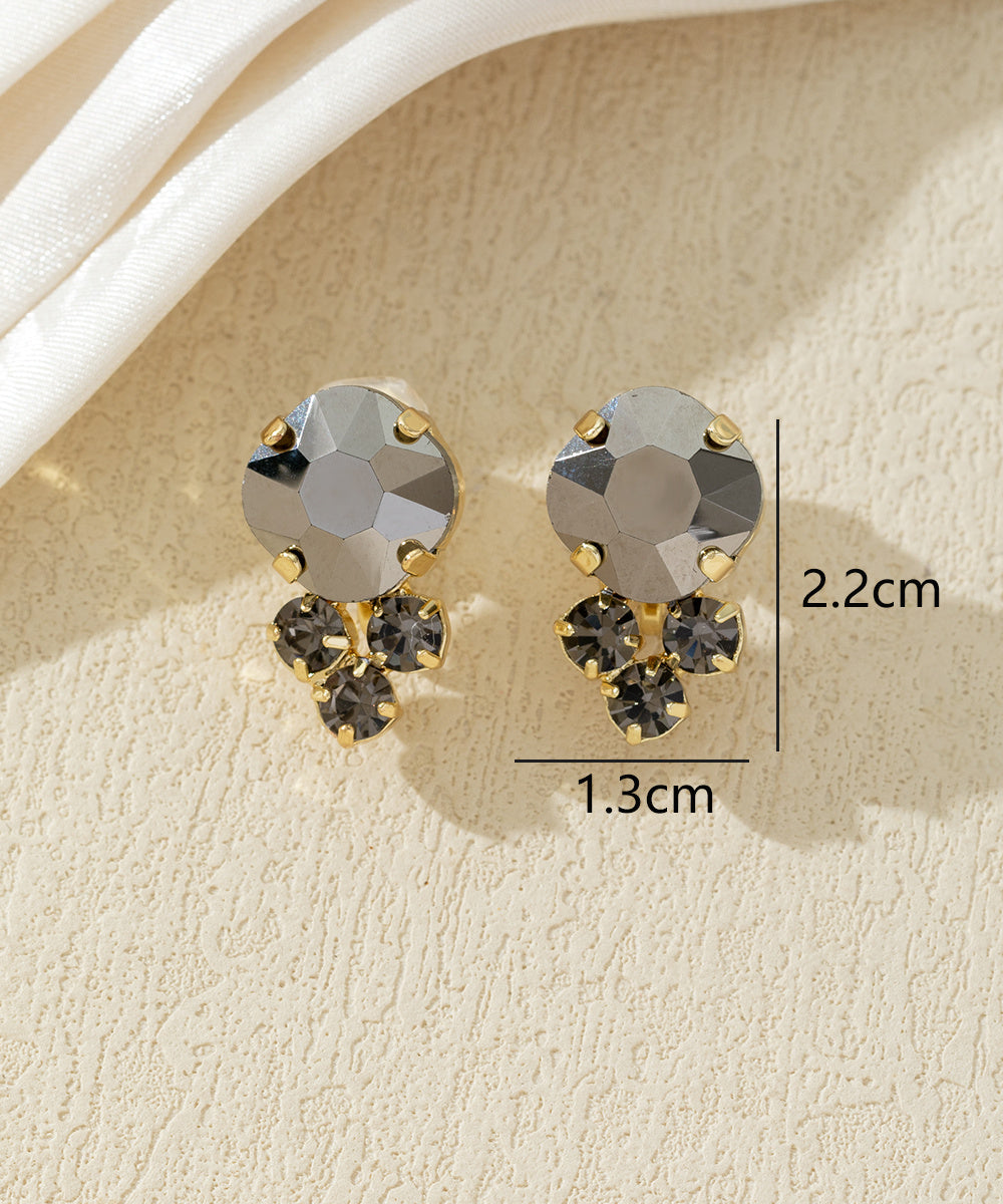Boucles d’oreilles clips ornées de strass – 27AHBOL049C