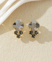 Boucles d’oreilles clips ornées de strass – 27AHBOL049C