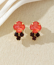 Boucles d’oreilles clips ornées de strass – 27AHBOL049C
