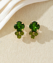 Boucles d’oreilles clips ornées de strass – 27AHBOL049C