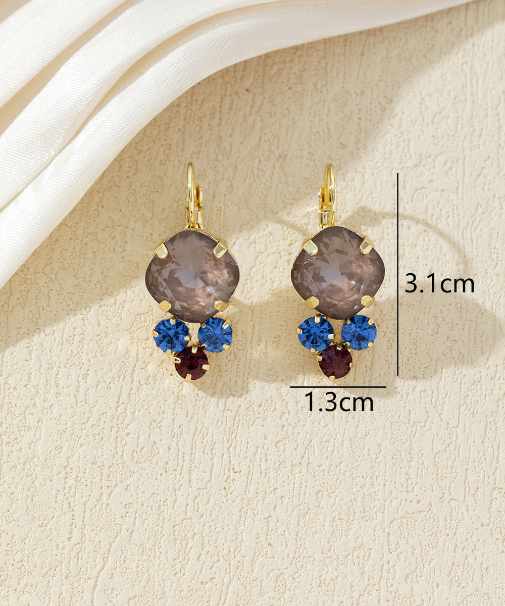 Boucles d’oreilles pendantes à strass – 27AHBOL049