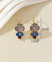 Boucles d’oreilles pendantes à strass – 27AHBOL049