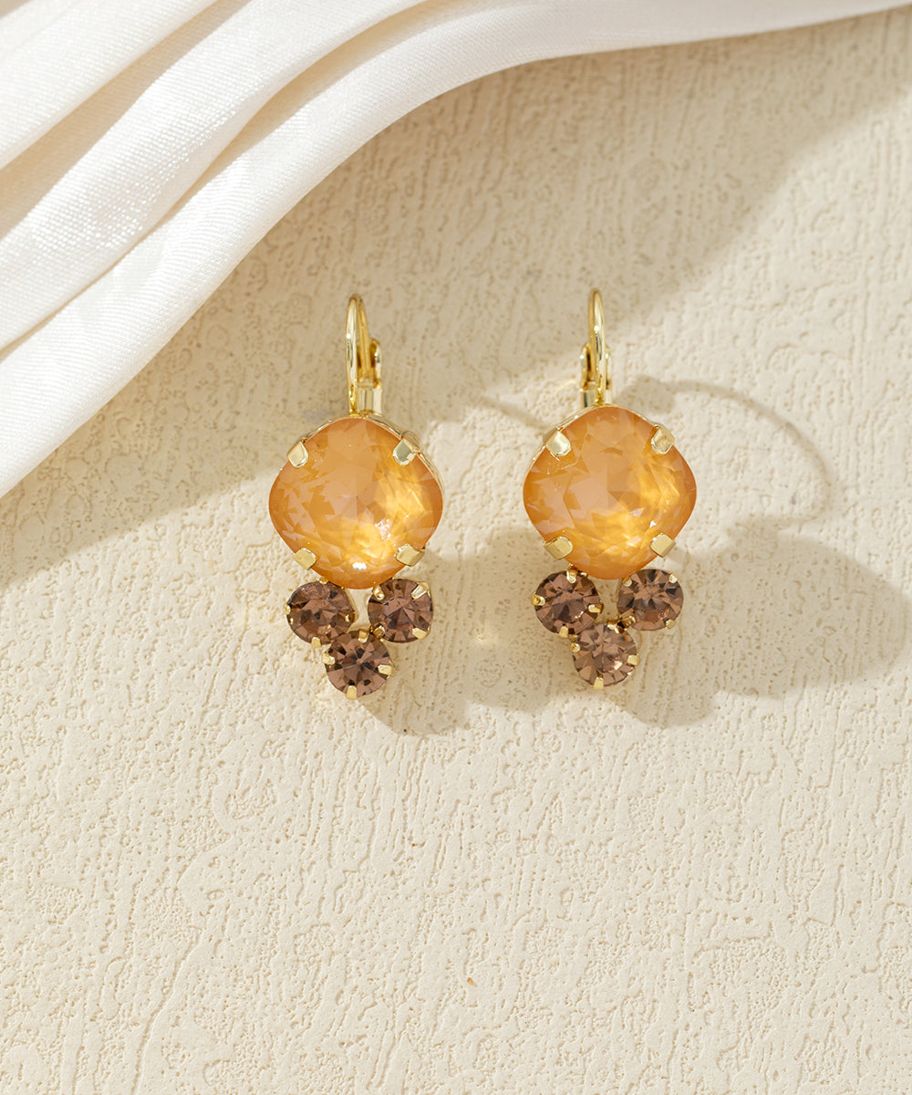 Boucles d’oreilles pendantes à strass – 27AHBOL049
