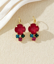 Boucles d’oreilles pendantes à strass – 27AHBOL049