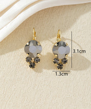 Boucles d’oreilles pendantes à strass – 27AHBOL049
