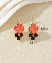 Boucles d’oreilles pendantes à strass – 27AHBOL049
