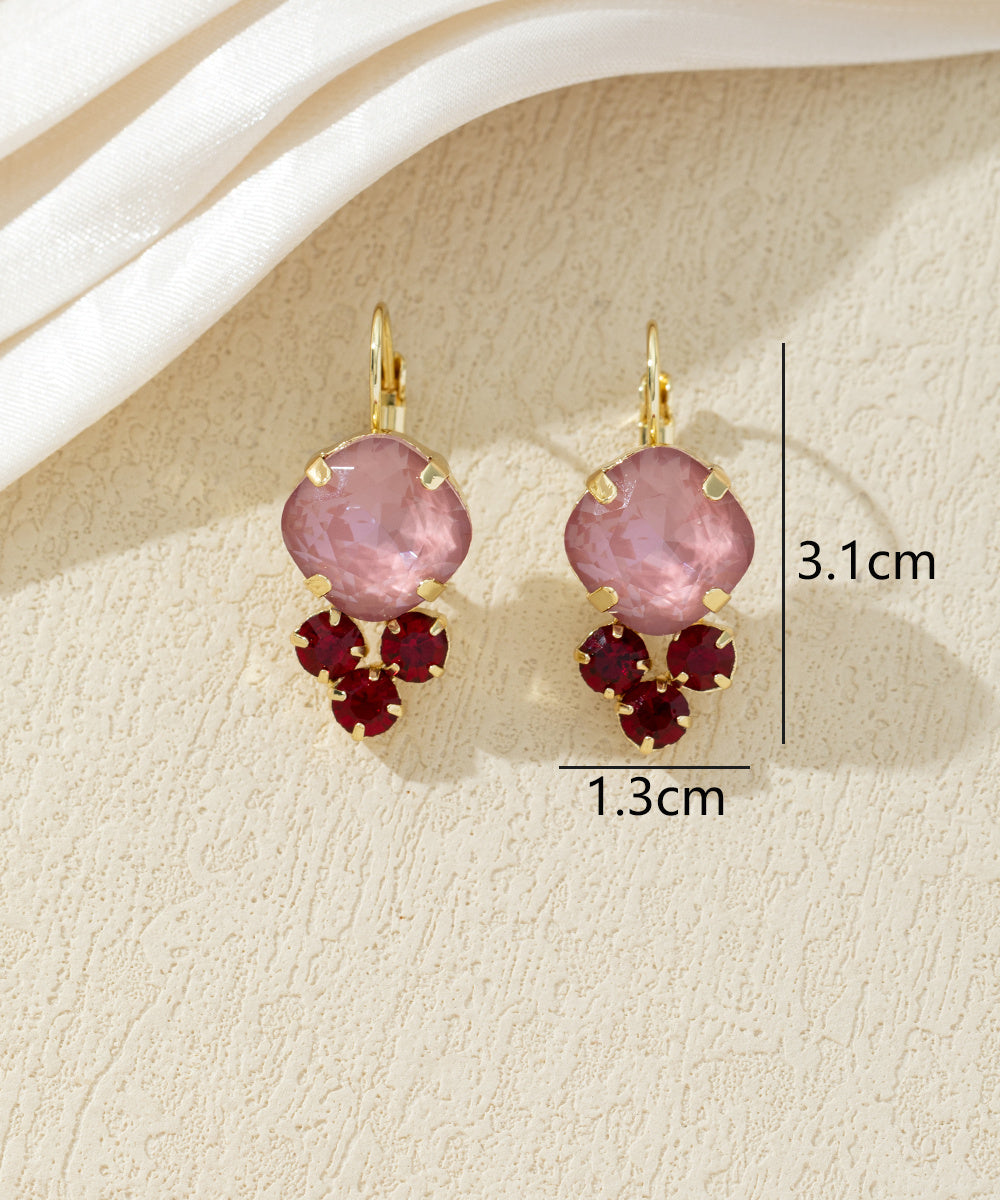 Boucles d’oreilles pendantes à strass – 27AHBOL049