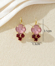 Boucles d’oreilles pendantes à strass – 27AHBOL049