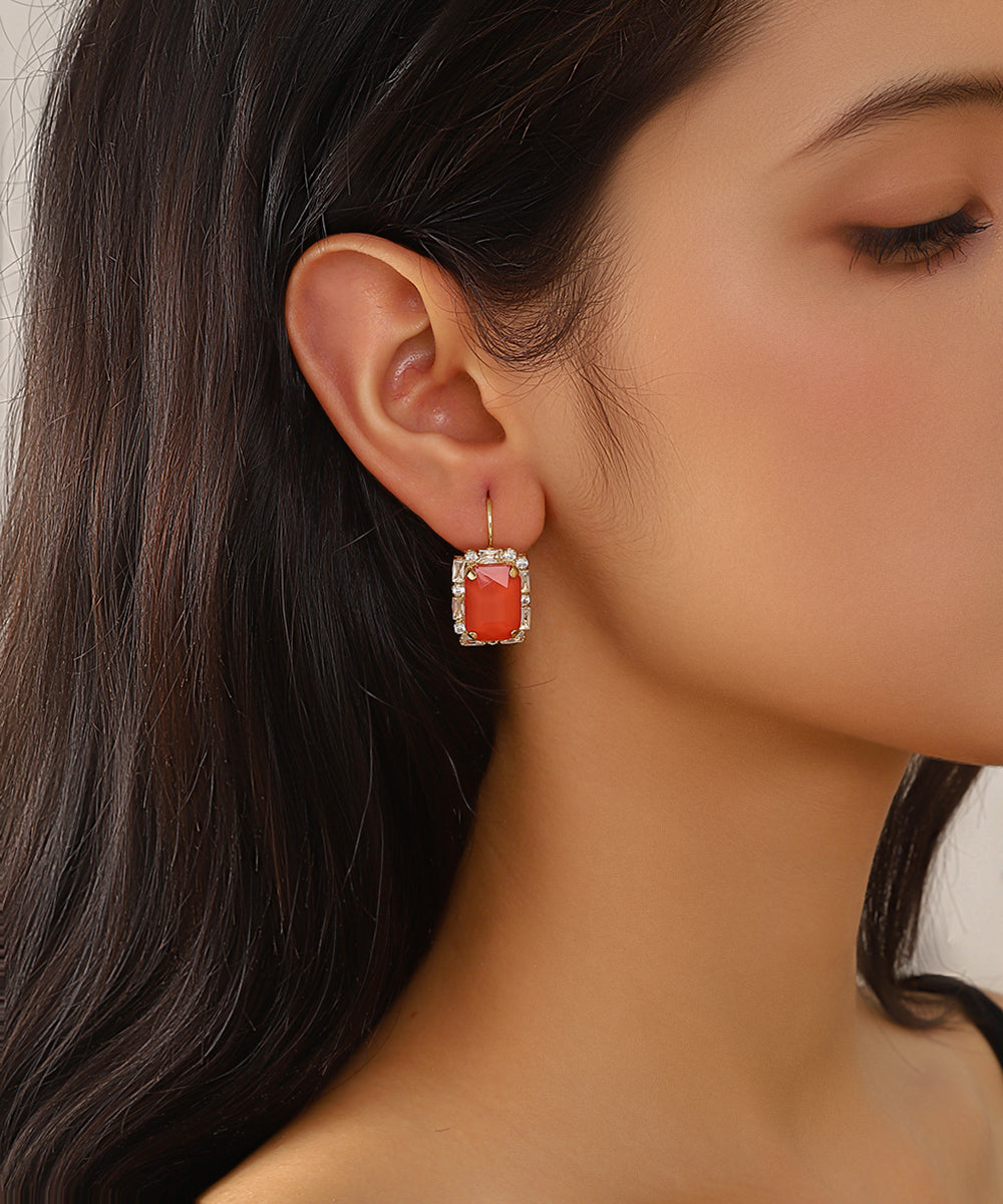 Boucles d’oreilles rectangulaires - 27AHBOL019