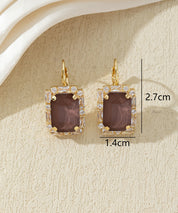 Boucles d’oreilles rectangulaires - 27AHBOL019