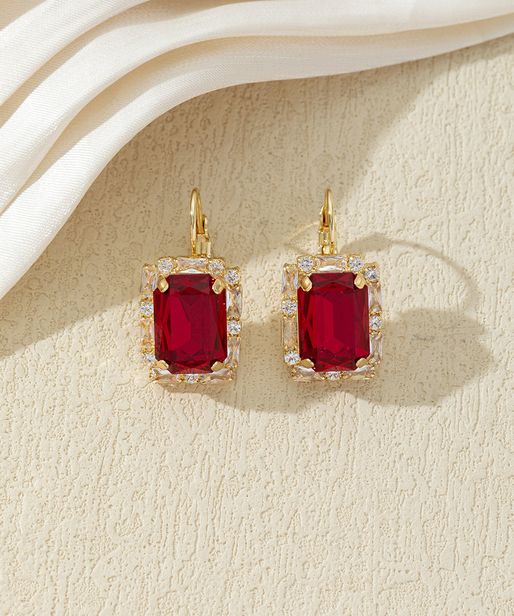 Boucles d’oreilles rectangulaires - 27AHBOL019