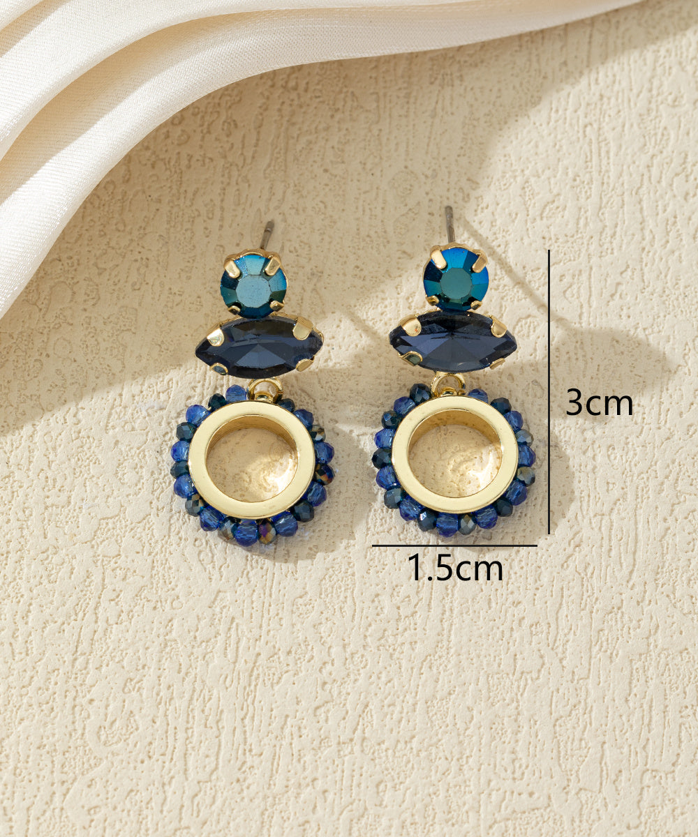 Boucles d’oreilles pendantes colorées – 27AHBOL023