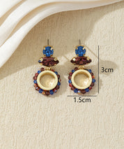 Boucles d’oreilles pendantes colorées – 27AHBOL023