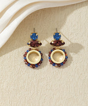 Boucles d’oreilles pendantes colorées – 27AHBOL023