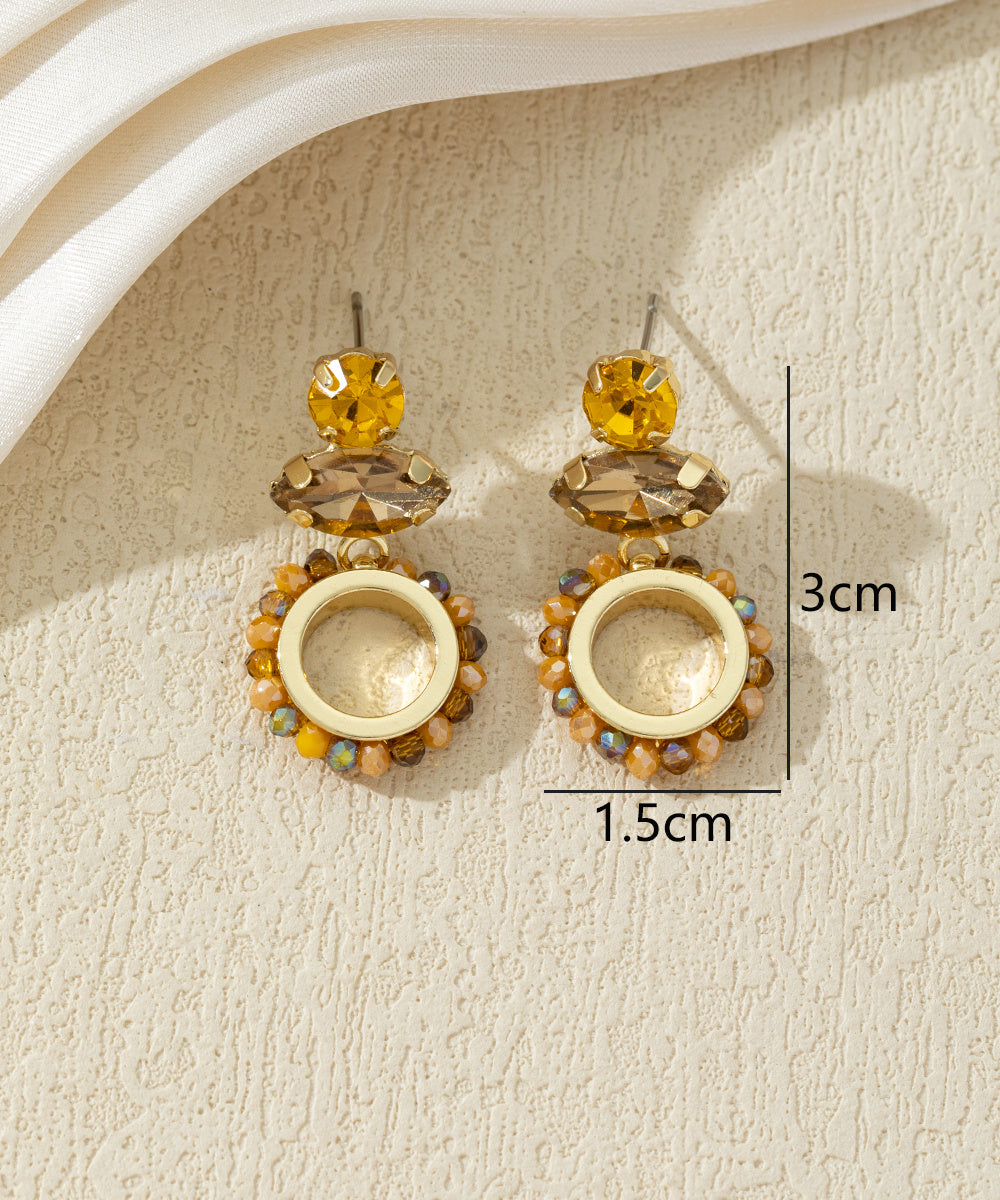 Boucles d’oreilles pendantes colorées – 27AHBOL023