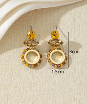 Boucles d’oreilles pendantes colorées – 27AHBOL023