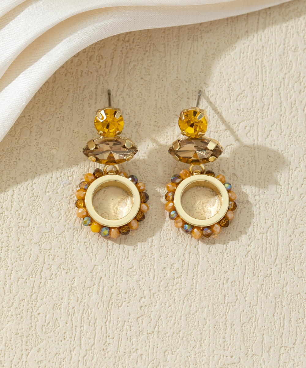Boucles d’oreilles pendantes colorées – 27AHBOL023