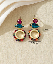 Boucles d’oreilles pendantes colorées – 27AHBOL023