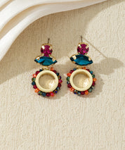 Boucles d’oreilles pendantes colorées – 27AHBOL023