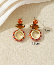 Boucles d’oreilles pendantes colorées – 27AHBOL023
