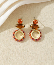 Boucles d’oreilles pendantes colorées – 27AHBOL023