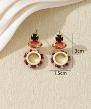 Boucles d’oreilles pendantes colorées – 27AHBOL023