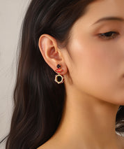 Boucles d’oreilles pendantes colorées – 27AHBOL023