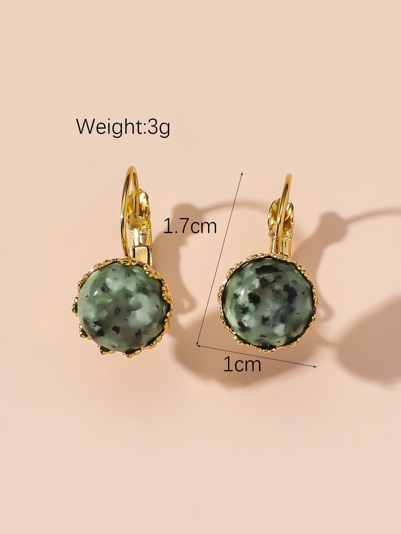 Boucles d'Oreilles Dormeuse en Acier Inoxydable 24BOA122