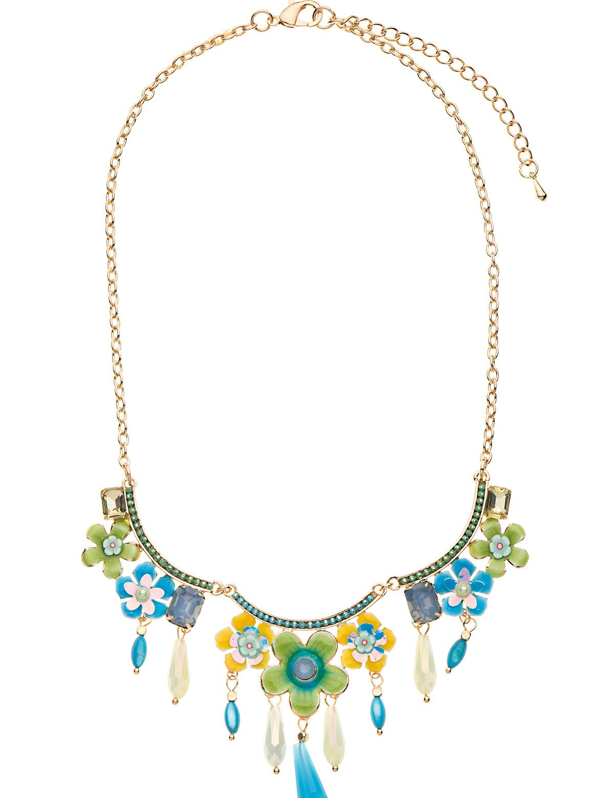 Collier Émaillé  Fleur 19PECF001