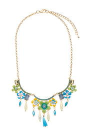Collier Émaillé  Fleur 19PECF001