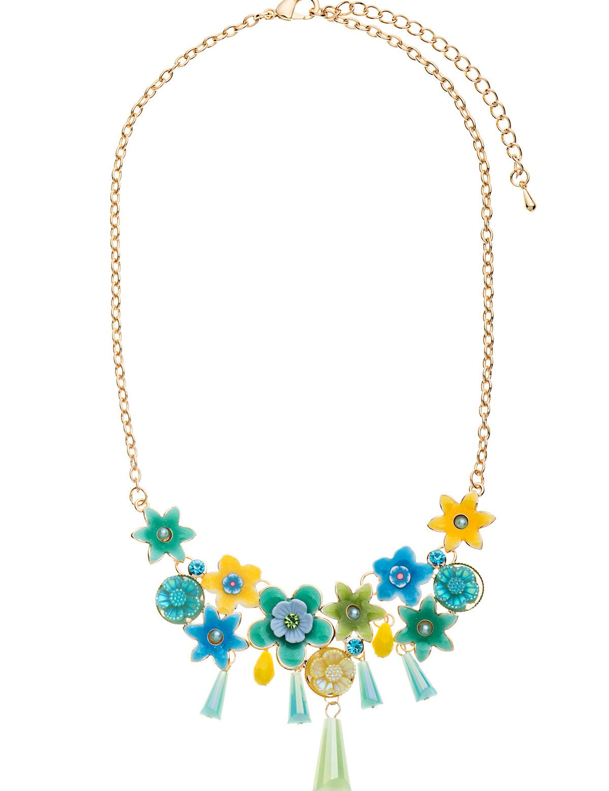 Collier Émaillé  Fleur 19PECF003