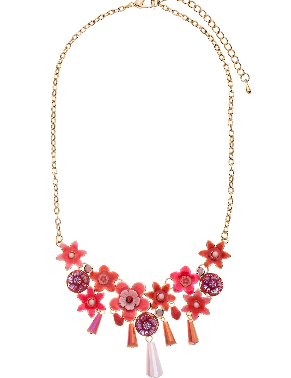 Collier Émaillé  Fleur 19PECF003
