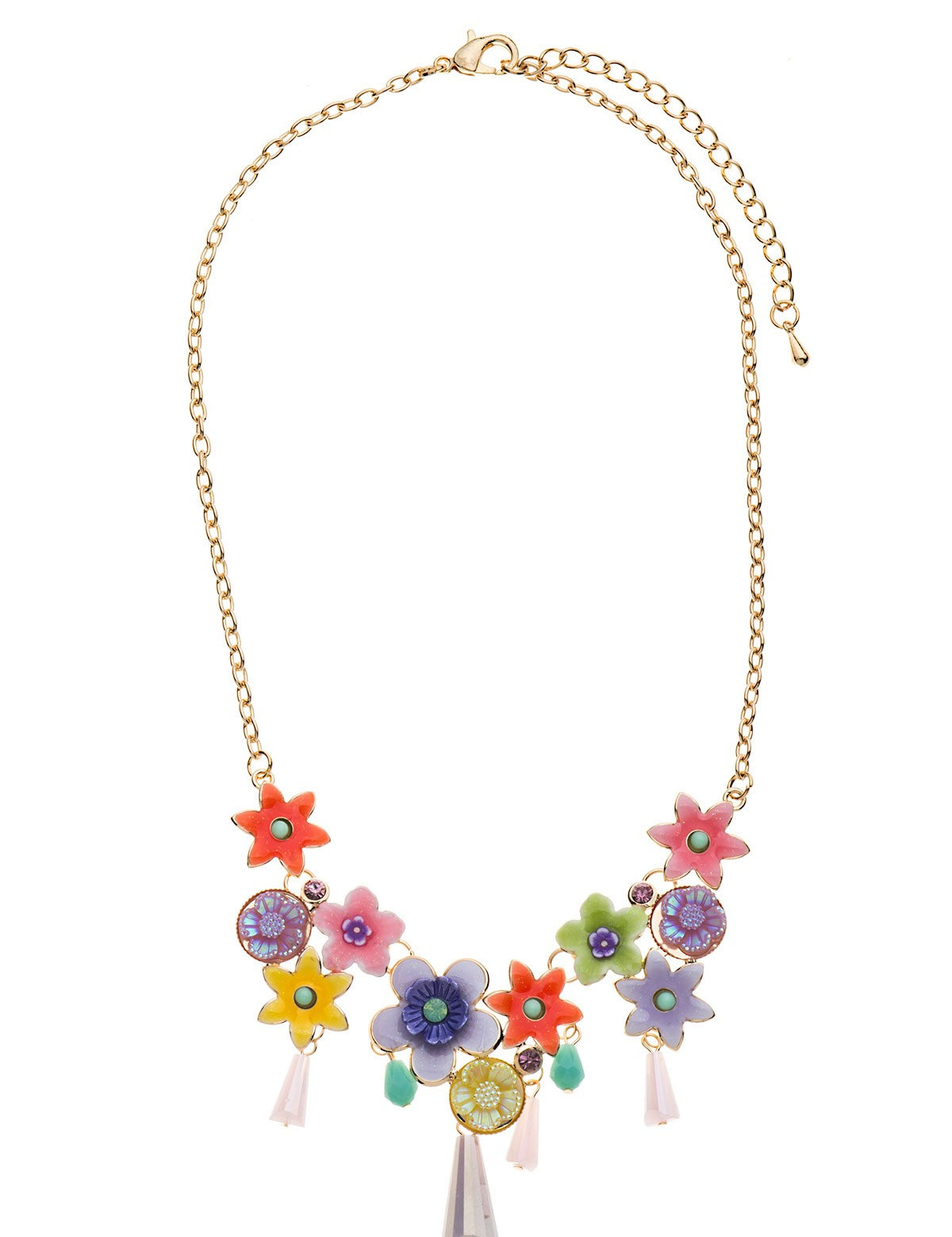 Collier Émaillé  Fleur 19PECF003
