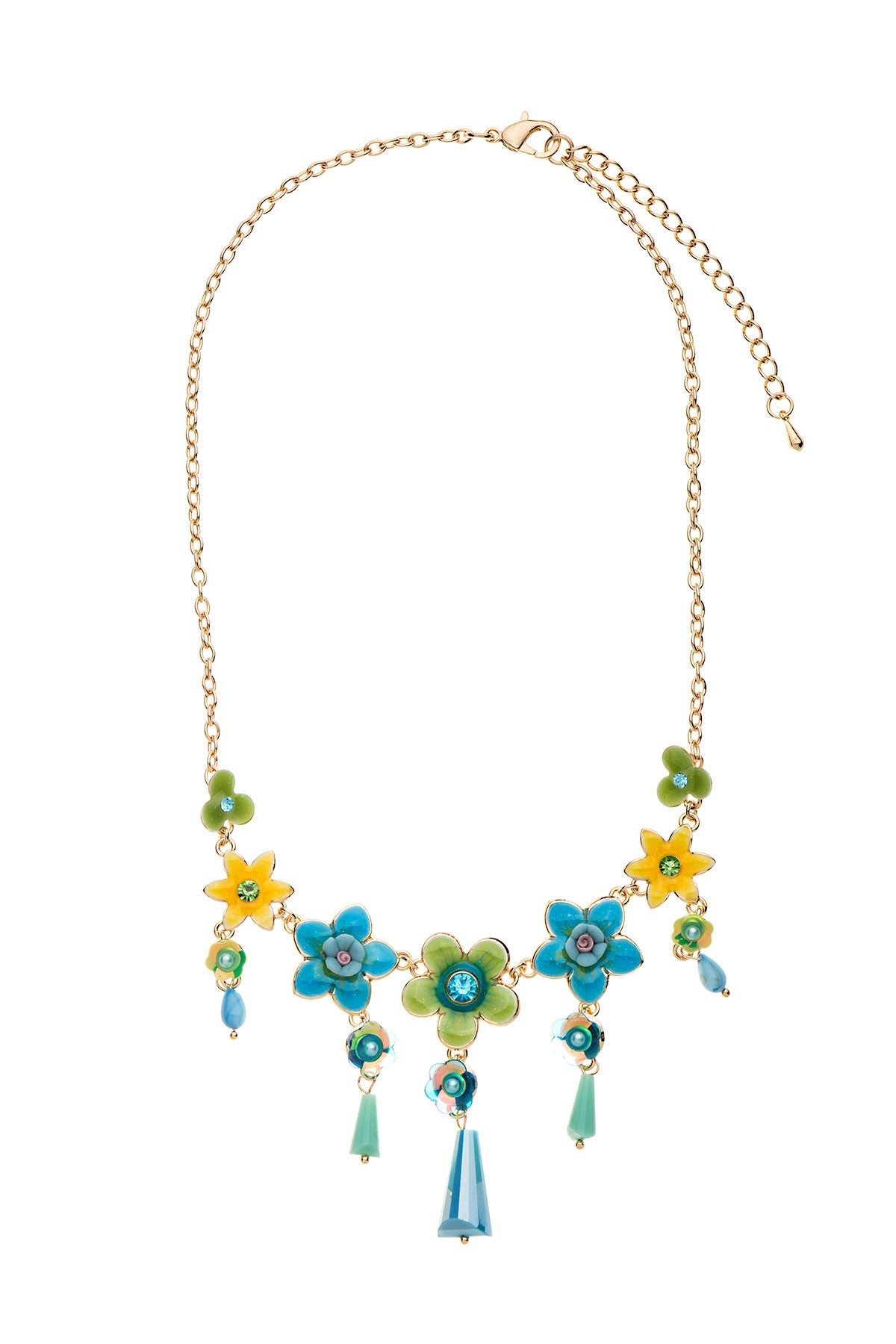 Collier Émaillé  Fleur 19PECF004