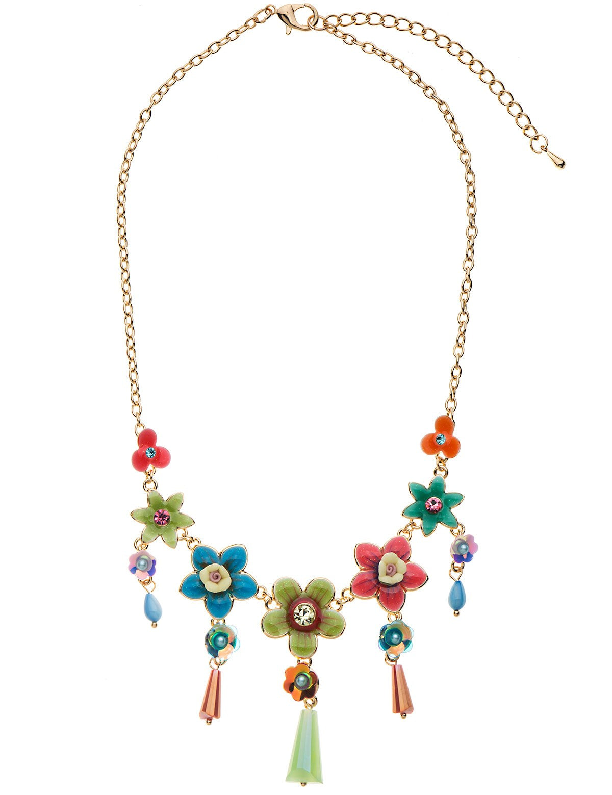 Collier Émaillé  Fleur 19PECF004