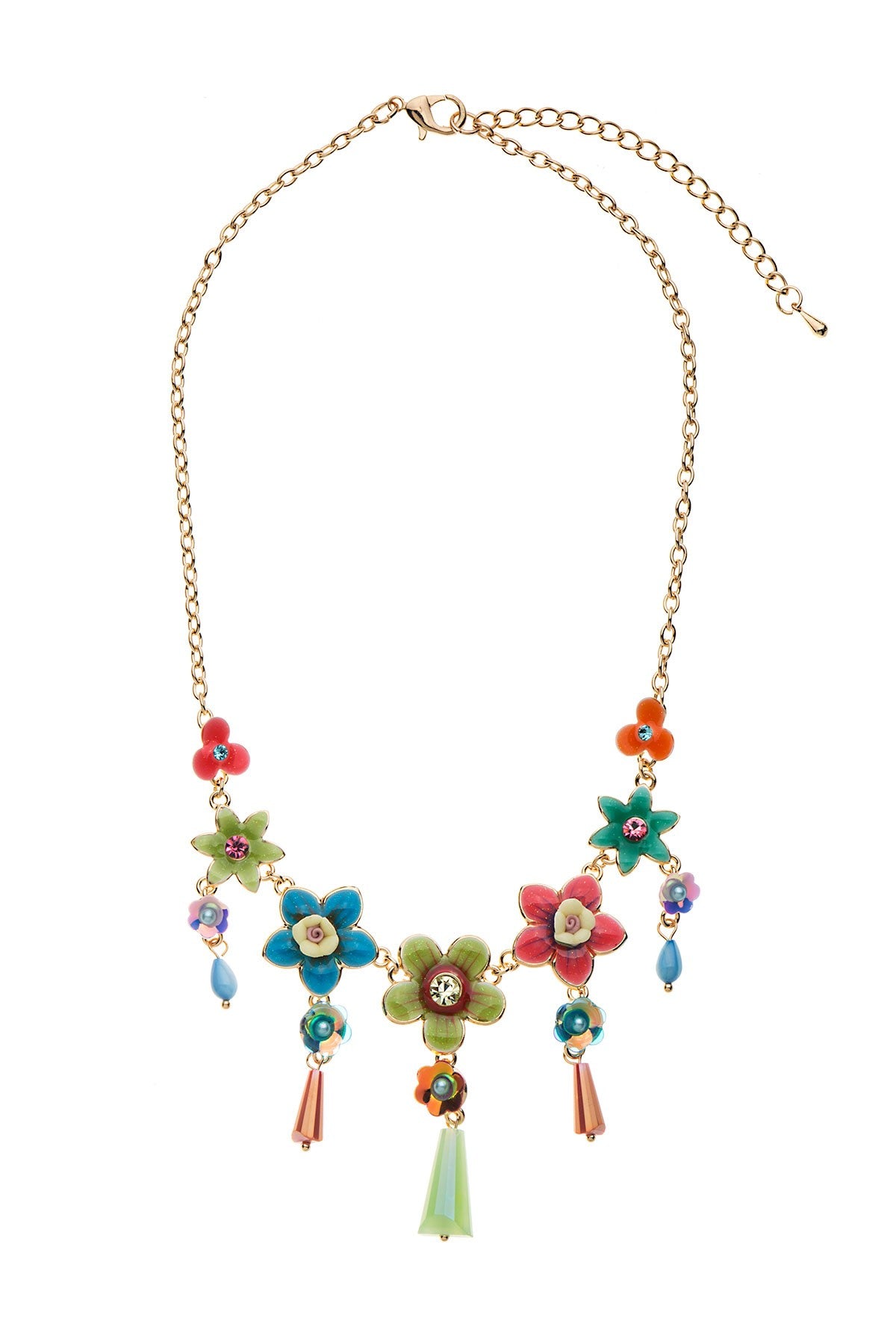 Collier Émaillé  Fleur 19PECF004