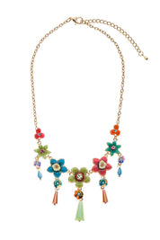 Collier Émaillé  Fleur 19PECF004