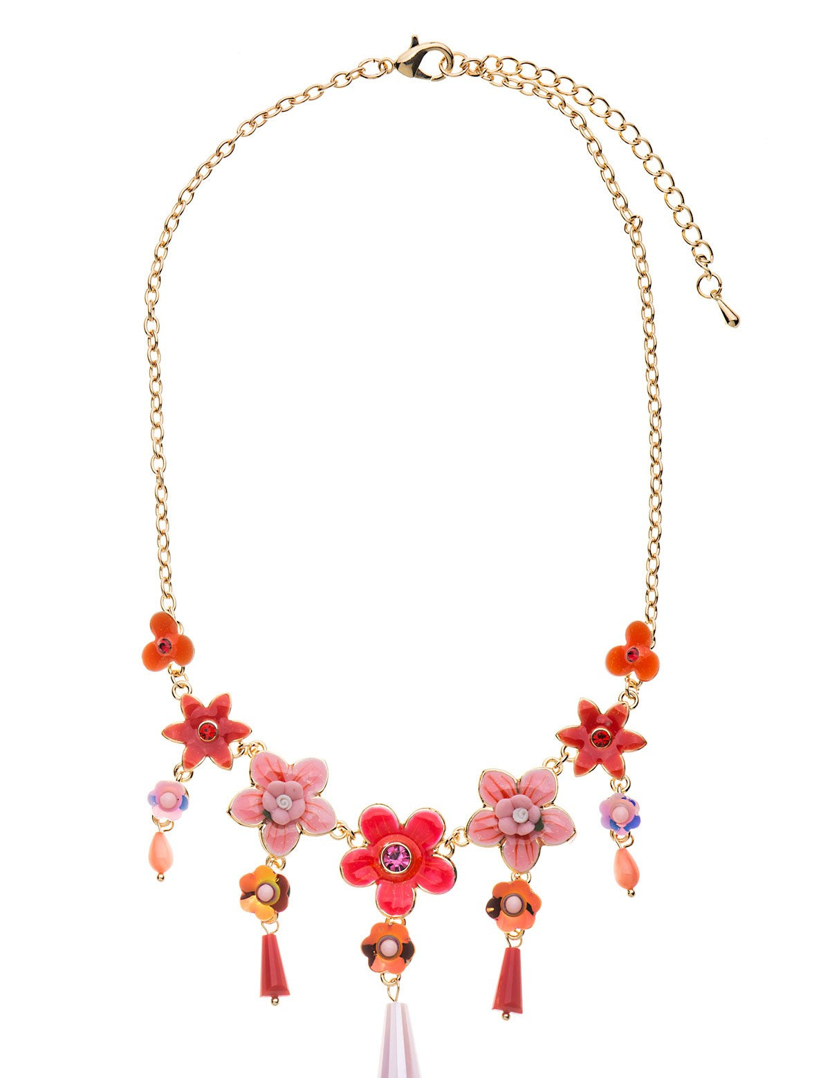 Collier Émaillé  Fleur 19PECF004