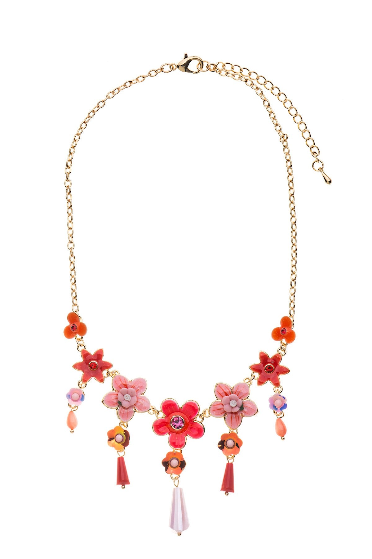 Collier Émaillé  Fleur 19PECF004