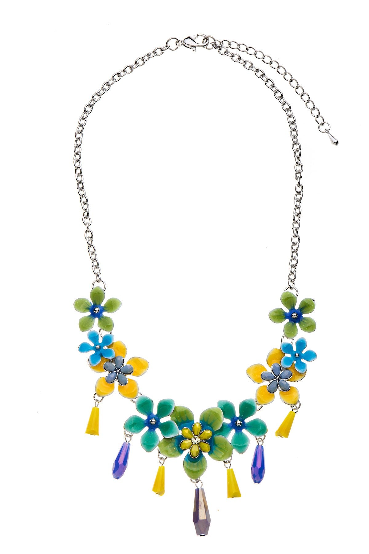 Collier Émaillé  Fleur 19PECF005